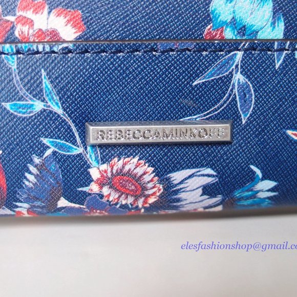 NWT Rebecca Minkoff Christy Flora Leo Leather Clutch - Picture 8 of 12